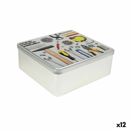 Boîte Multiusage Confortime Tools Métal 23,7 x 22,2 x 8,9 cm (12 Unités)