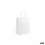Sac en papier Algon Blanc 20,6 x 11 x 27 cm 3 Pièces (24 Unités)