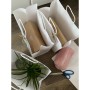 Sac en papier Algon Blanc 20,6 x 11 x 27 cm 3 Pièces (24 Unités)