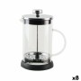 Carafe avec filtre pour infusions Quttin Verre Borosilicaté 800 ml 16 x 11 x 18 cm (8 Unités)