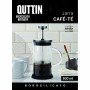 Carafe avec filtre pour infusions Quttin Verre Borosilicaté 800 ml 16 x 11 x 18 cm (8 Unités)