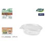 Bandejas para Alimentos Reutilizables Algon OPS 375 ml 16 x 12,7 x 4,7 cm (4 Piezas) (24 Unidades)