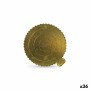 Base para pastel Algon Dorado 20 x 20 cm (36 Unidades)