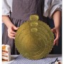 Base de gâteau Algon Doré 20 x 20 cm (36 Unités)