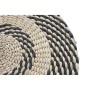 Dessous de plat DKD Home Decor Naturel Noir Fibre naturelle (35 x 35 x 1 cm)