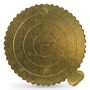 Base para pastel Algon Dorado 40 x 40 cm (36 Unidades)
