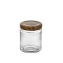 Tarro de Cristal La Mediterránea WOOD 250 ml (24 Unidades)