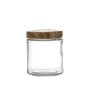 Tarro de Cristal La Mediterránea WOOD 250 ml (24 Unidades)
