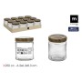 Tarro de Cristal La Mediterránea WOOD 250 ml (24 Unidades)
