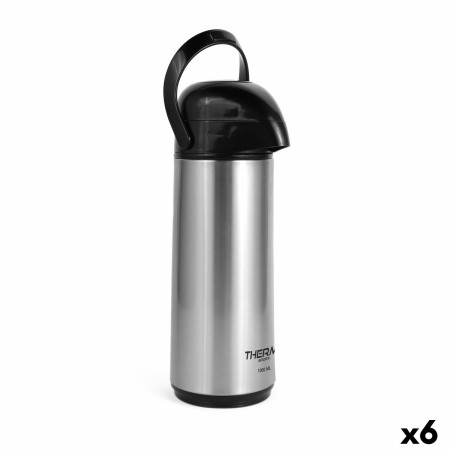 Termo ThermoSport Plateado 1 L (6 Unidades)