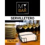 Porte-serviettes My Bar Noir Métal 19 x 19 x 7,5 cm (12 Unités)