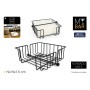 Servilletero My Bar Negro Metal 19 x 19 x 7,5 cm (12 Unidades)