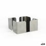 Servilletero My Bar Acero 12 x 12 x 6 cm (24 Unidades)