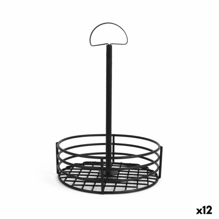 Organisateur polyvalent My Bar 15 x 15 x 22 cm Noir (12 Unités)