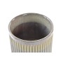 Cache-pot DKD Home Decor Beige Marron Grès Traditionnel (16 x 16 x 15 cm) (2 Unités)