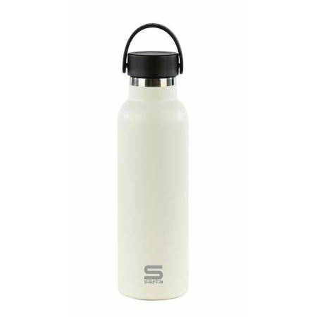 Botella Térmica Safta Blanco 600 ml Acero Inoxidable
