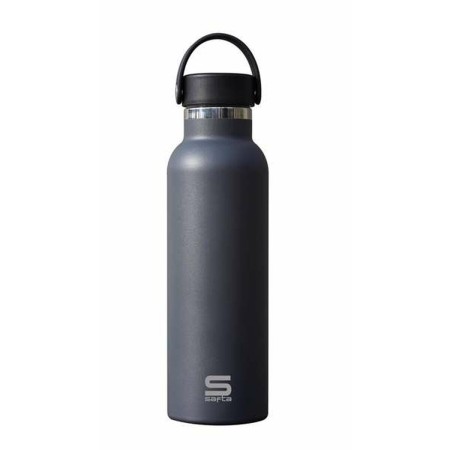 Botella Térmica Safta Antracita 600 ml Acero Inoxidable