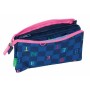 Trousse Fourre-Tout Triple Benetton Damero 22 x 12 x 3 cm
