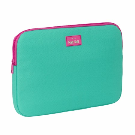 Housse d'ordinateur portable Nait Nait Vert 34 x 25 x 2 cm 14"