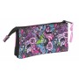 Trousse Fourre-Tout Triple Monster High 22 x 12 x 3 cm