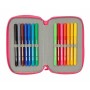 Pochette à crayons triple Safta 12,5 x 19,5 x 5,5 cm 37 Pièces