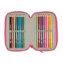 Pochette à crayons triple Safta 12,5 x 19,5 x 5,5 cm 37 Pièces