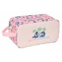 Range-Chaussures de Voyage Stitch Beach Rose 29 x 15 x 14 cm