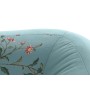 Canapé DKD Home Decor Noir Métal Polyester Vert Fleurs Shabby Chic (140 x 71 x 71 cm)