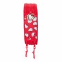 Pochette à crayons triple Hello Kitty Iconic Rouge 12,5 x 19,5 x 5,5 cm