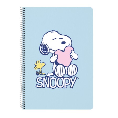 Libreta de Anillas Snoopy 21,5 x 31 x 1 cm Azul
