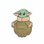 Jouet pour chien The Mandalorian Vert 10,5 x 14,5 x 6 cm