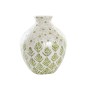 Vase DKD Home Decor Vert Nacre noire Bambou Tropical Feuille d'une plante (30 x 30 x 36 cm)