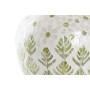 Vase DKD Home Decor Vert Nacre noire Bambou Tropical Feuille d'une plante (30 x 30 x 36 cm)