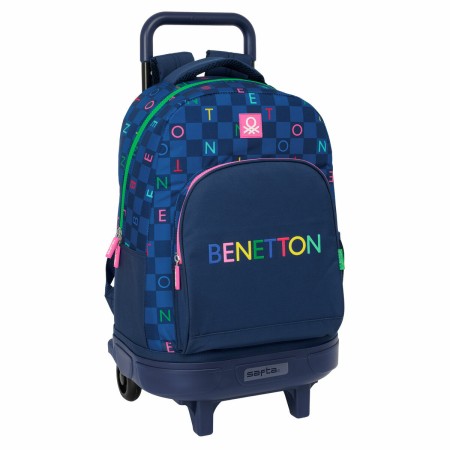 Cartable à roulettes Benetton 33 x 45 x 22 cm