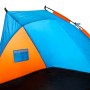 Paravientos Aktive 200 x 120 x 125 cm Azul Naranja (4 Unidades)
