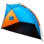 Paravientos Aktive 200 x 120 x 125 cm Azul Naranja (4 Unidades)