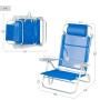 Chaise de Plage Aktive 47 x 82 x 49 cm (2 Unités)