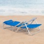Chaise de Plage Aktive 47 x 82 x 49 cm (2 Unités)