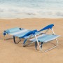 Silla de Playa Aktive 47 x 82 x 49 cm (2 Unidades)