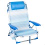 Silla de Playa Aktive 51 x 76 x 45 cm (2 Unidades)
