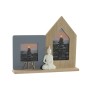 Cadre photo DKD Home Decor Zen Bois Buda Gris Marron Aluminium Résine (34 x 5 x 28 cm) (2 Unités)