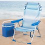 Chaise de Plage Aktive 48 x 90 x 60 cm (2 Unités)