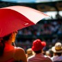 Parapluie Aktive Rouge Ø 150 cm 150 x 96 x 150 cm (6 Unités)