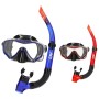 Gafas de Buceo con Tubo AquaSport Azul Rojo (6 Unidades)