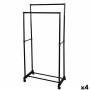 Perchero Max Home Acero Plástico 75 x 157 x 40 cm (4 Unidades)