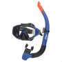 Gafas de Buceo con Tubo AquaSport Azul Rojo (6 Unidades)