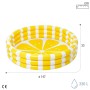 Pataugeoire gonflable pour enfants Intex Citron 147 x 33 x 147 cm Jaune (6 Unités)