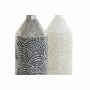 Vase DKD Home Decor Gris Beige Résine Oriental (10 x 10 x 67 cm) (2 Unités)