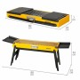 Barbacoa Portátil Aktive Acero 89 x 32 x 22 cm Amarillo
