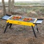 Barbacoa Portátil Aktive Acero 89 x 33 x 33 cm Amarillo